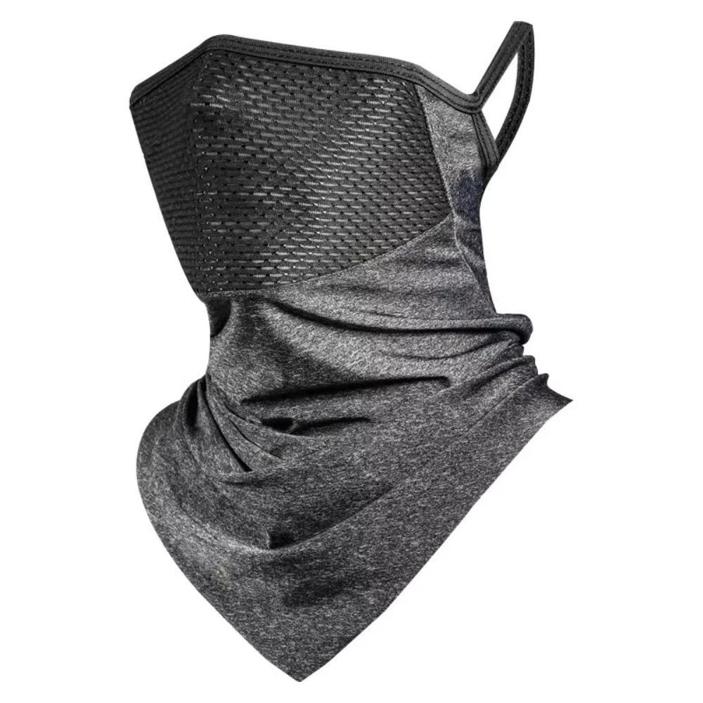 Dustproof Ice Silk Head Cover UV Protection Face Neck Protection Scarf  Unisex