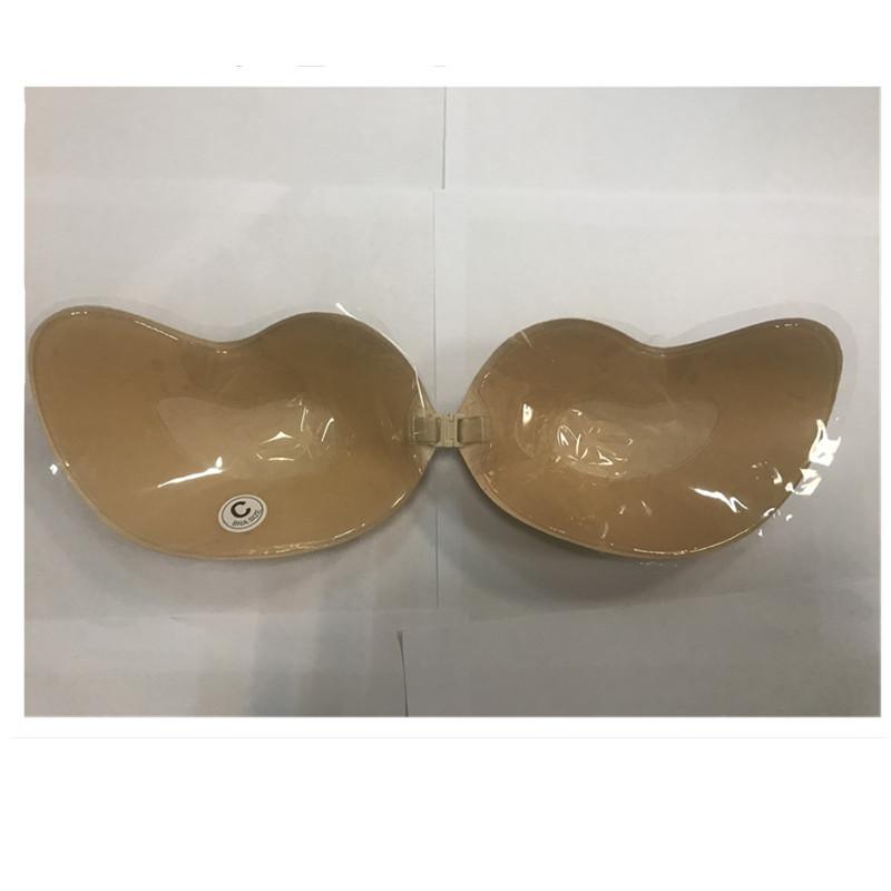 Бесшовный бюстгальтер пуш-ап, невидимый, большого размера, с передней застежкой, Lala Goddess, манговый, чашка B, бралетт, тонкий, удобный A