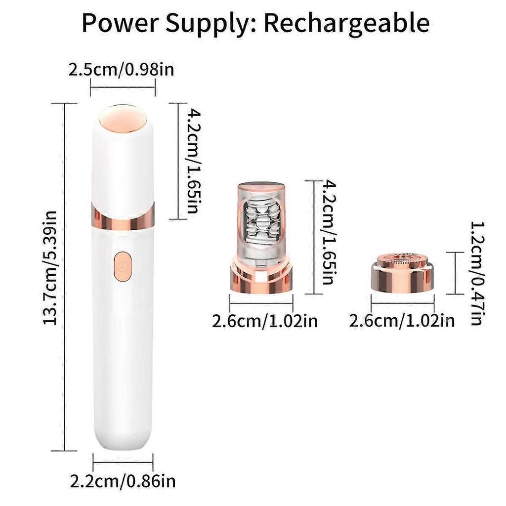 Epilátory Depilace pro ženy - Epilátor Smooth Glide a Odstranění 2 v 1 - Mini velikost Epilační pinzeta na obličej podpaží záda Přenosná Hladká pokožka H