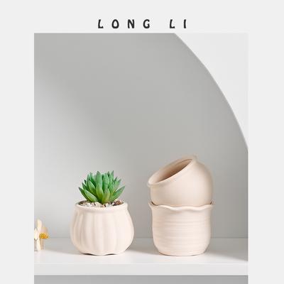 Home Decoration Ceramic Succulent Flower Pot Decoration Home Succulent Flower Pot Garden Mini Ceramic Green Plant Potted Plant