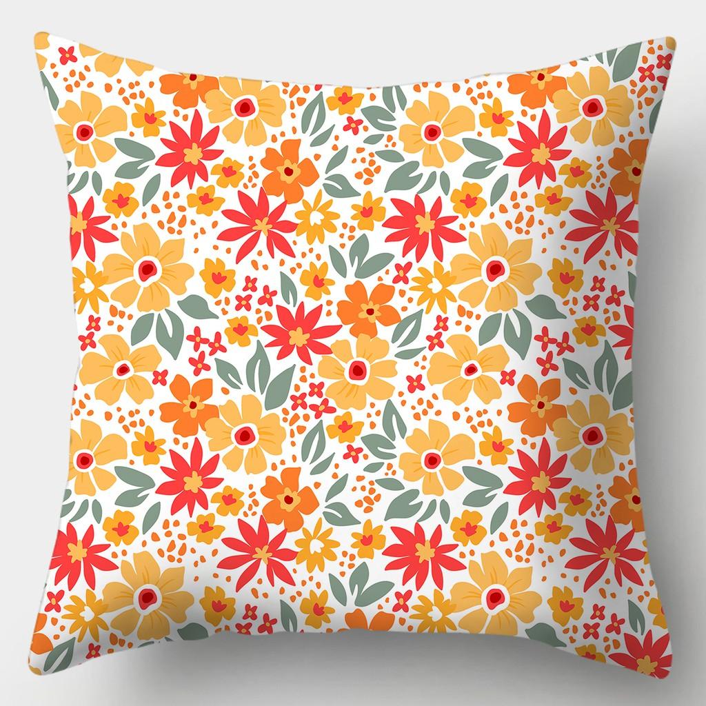 

Наволочка с цветком, 45 см X 45 см, квадратная наволочка для дивана, чехол для подушки с акварельными цветами 40x40cm