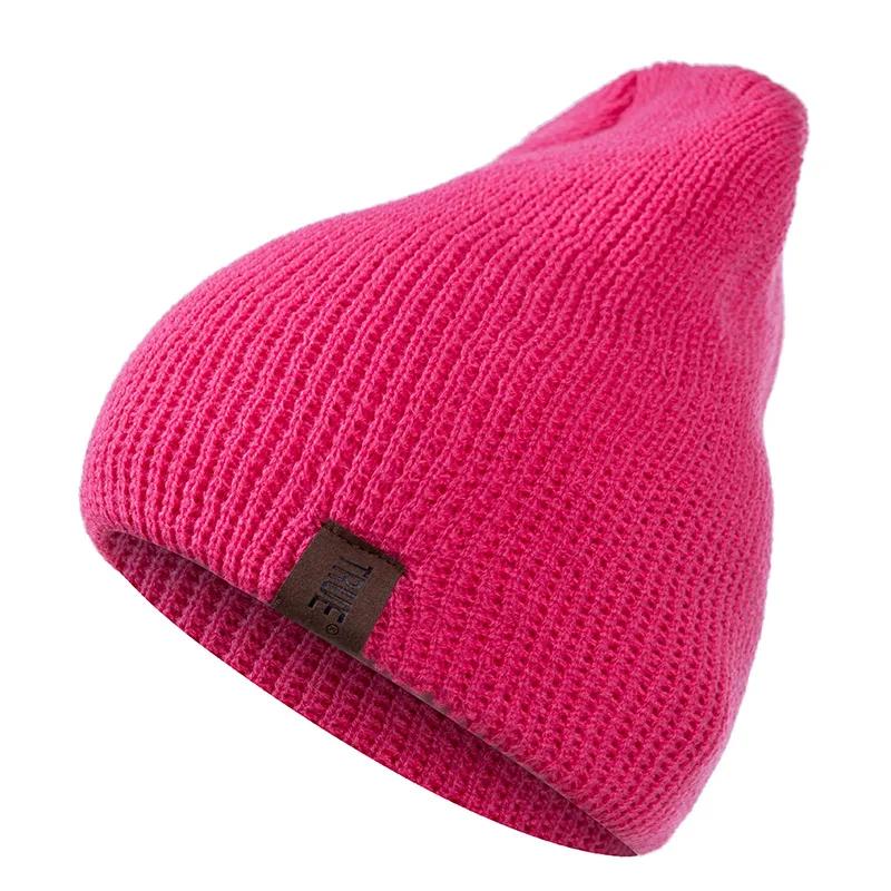 Unisex Casual Beanie Hat Knitted Hat Cap Fashion Solid Color Daily Winter Hat For Men Women