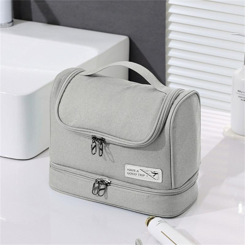 Women Men Travel Wash Necessaries Cosmetic Bag Large Capacity Professional Dry And Wet Separation Case Toiletry Handbag
