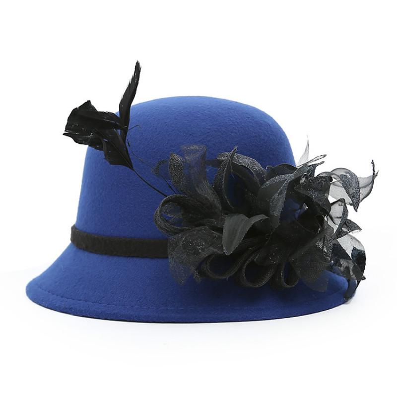 Buy Elegant Lady Vintage Tulle Feather 