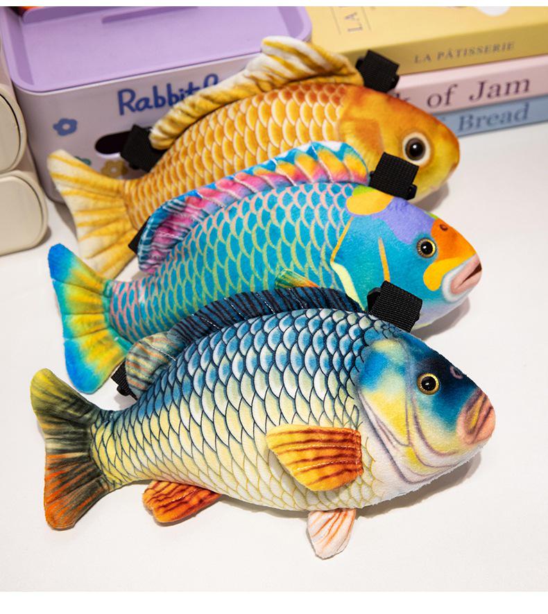 Plecak z Lalką Rybką Koi dla Dziewczynek - Uroczy Szkolny Plecak i Torba Księżniczki