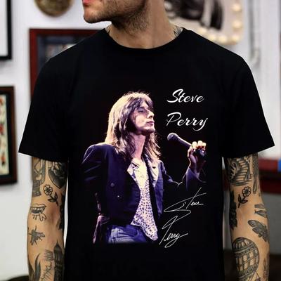 New Rare Steve Perry Tour Collection Singer Men Shirt Unisex T-Shirt