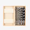 6PCs Long Shank Woodworking Drill Bit Set Enhancing Durability for Solid Door and Engineered Boards