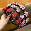 3 Cute Children's Braided Hair Hoops Cartoon Hairpin Headflowers Suitable for Daily Use