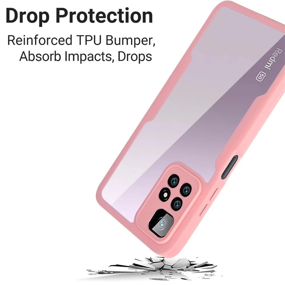 جرابات حماية كاملة 360 درجة أمامية وخلفية لهواتف Xiaomi Redmi Note 11 10s 11s 9 Pro 10C Mi 12 lite 12T 11T Poco X4 X3 Pro F3
