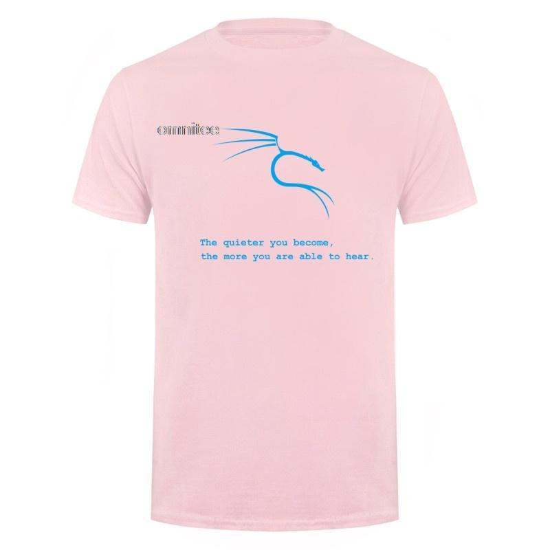 Kali Linux The Quieter You Become The More You Are Able To Hear T Shirt Unisex Summer Short Sleeve Cotton Tshirts Tops Lh013