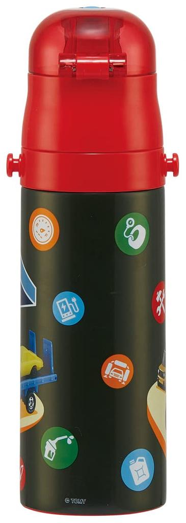 Skater Stainless Steel Water Direct Tomica Kids' Bottle, Drinking, 470ml, 22, Boys', SDC4-A