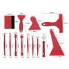 7/13-teiliges Autofolien-Wrap-Tool-Kit, Auto-Vinyl-Wrap, Fenstertönungsfolien-Tool-Kit, Aufkleber-Installation, Rakel-Set, Schaber, Autozubehör