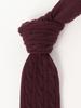 [BEAMS PLUS] Wool Knit Cable Tie for Men, Burgundy, Free Size 38440142840