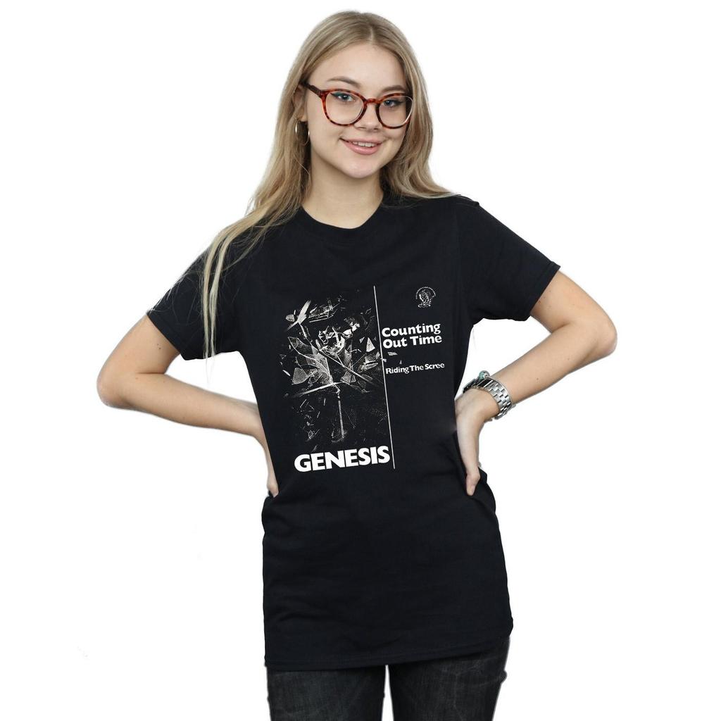 Genesis Womens/Ladies Counting Out Time Cotton Boyfriend T-Shirt