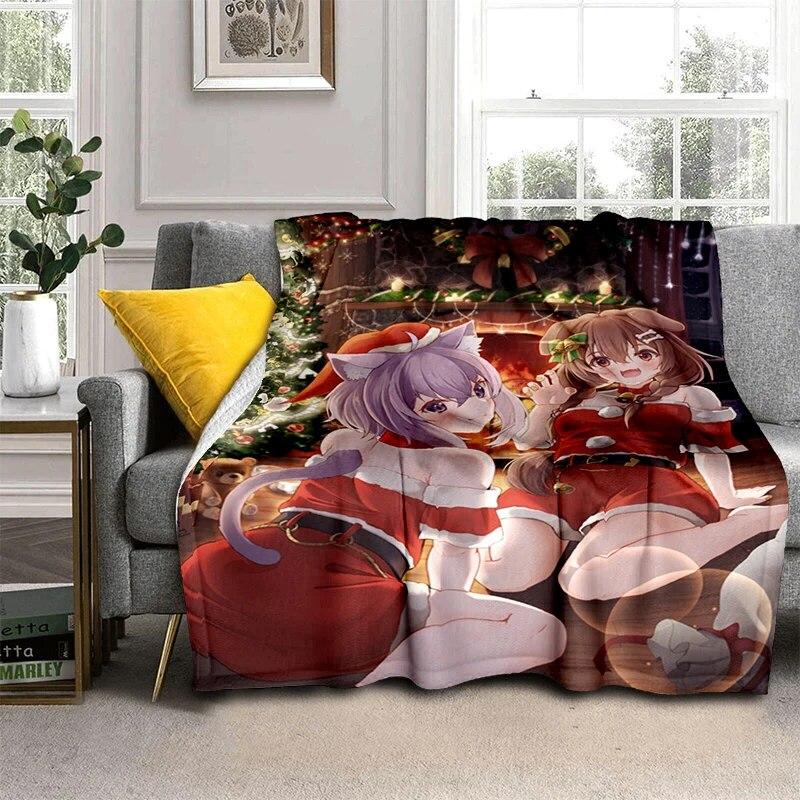 Weihnachten Sexy Schönheit Geschenk Weiche Plüsch Sofa Bett Werfen Cartoon Picknick Decken Moderne Flanell Decke Abdeckung Bettdecke Geschenk