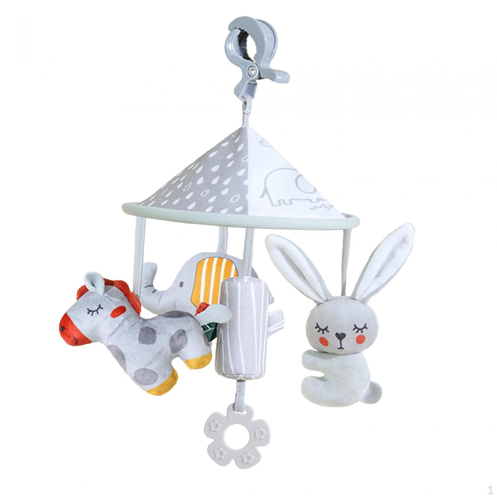 Adorable Hanging Toys for Babies with Musical Wind Chimes Rabbit