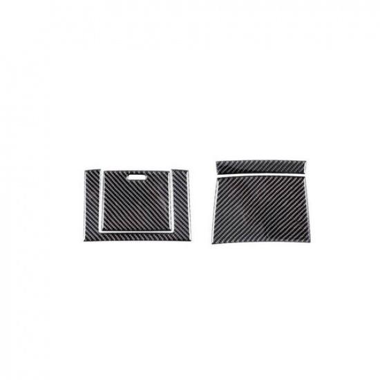 For BMW X3 2006-2010 Real Carbon Fiber Rear Air Outlet Anti-Kick Panel Vent Trim
