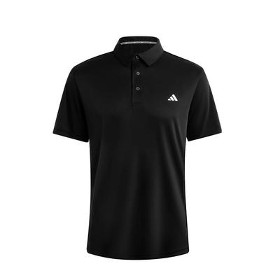 Three-Stripe Print Breathable Golf Polo Men Tops Black IN6626