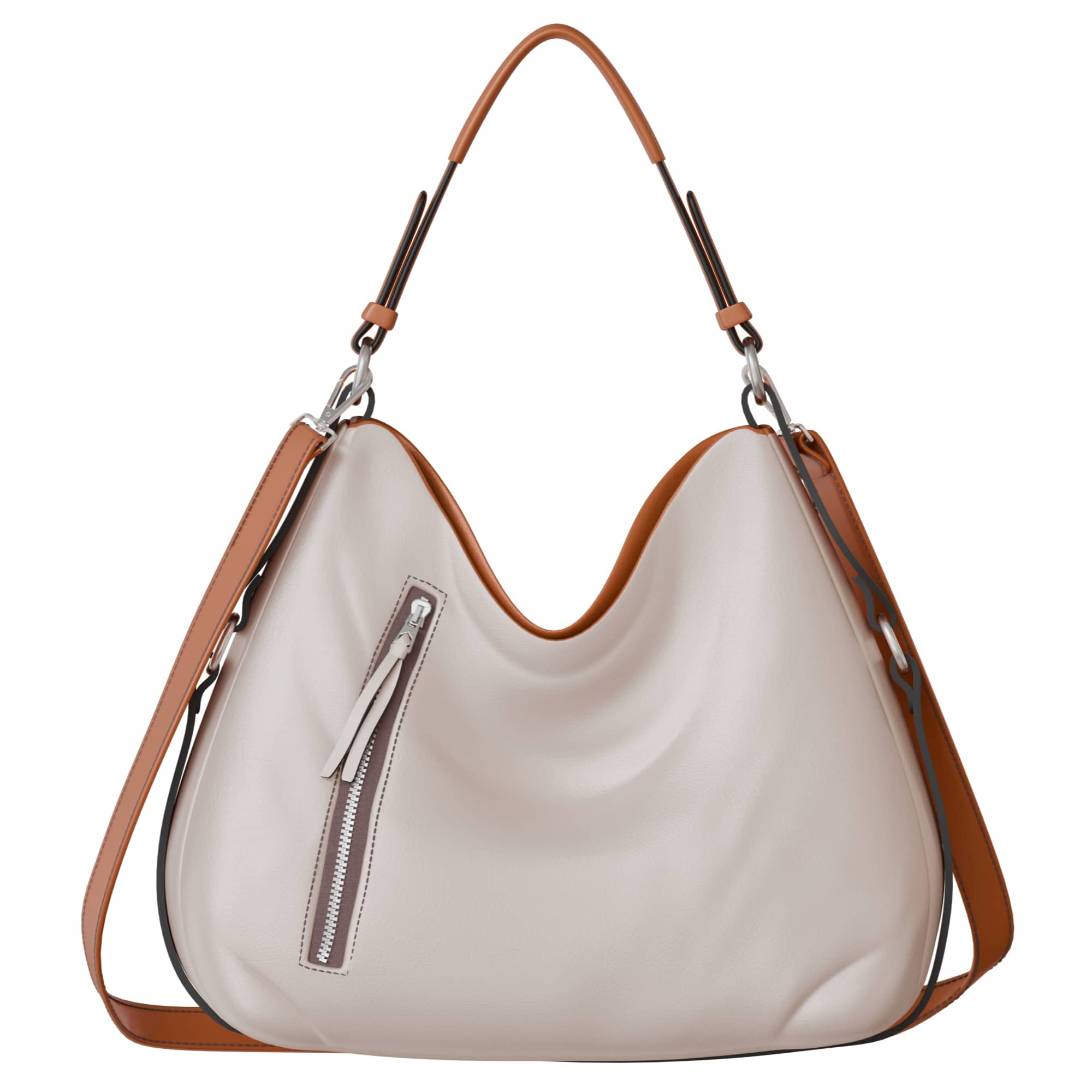 

Жіноча сумка з функцією носіння через плече – веганська та стильна One Size чорний