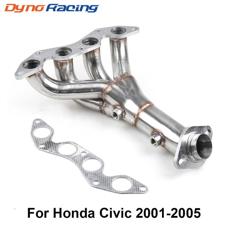 Collettore di scarico racing in acciaio inossidabile per HONDA CIVIC DX/LX D17 1.7 EM2/ES1 01-05