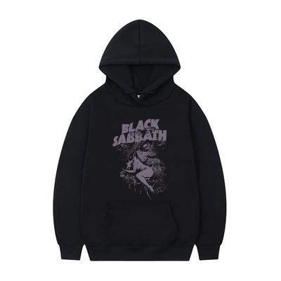 Rock Band Black Sabbath Vintage Hoodie Ozzy Osbourne Pullover Hoodies Men Women Heavy Metal Merch Oversized Hooded Sweatshirt