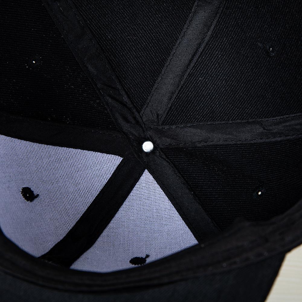 Hip-hop Flat-brimmed Baseball Cap A Letter Three-dimensional Embroidery Outdoor Shading and Sun Protection Young Men's and Women's Hip-hop Trendy Hat