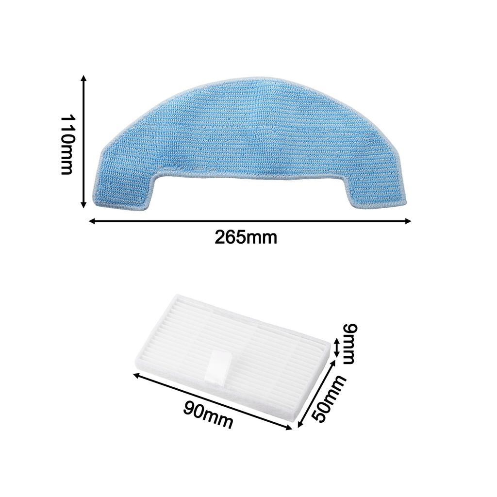 As Shown Replacement Accessories High Efficiency for Cleaning Tools for bissel Robot Vacuum Kit Improved Cleaning Efficiency Mop