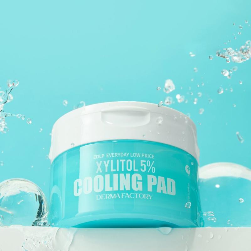 DERMA FACTORY EDLP Xylitol 5% Cooling Pad 210ml 70EA