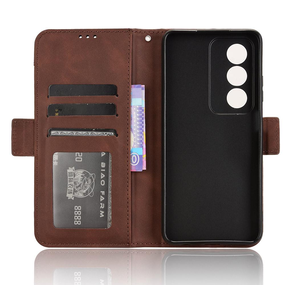 For Oppo A80 5G/A3 Pro (Global) 5G/K12x 5G (India)/A3x 5G (China) Case Multiple Card Slots Leather Stand Phone Cover
