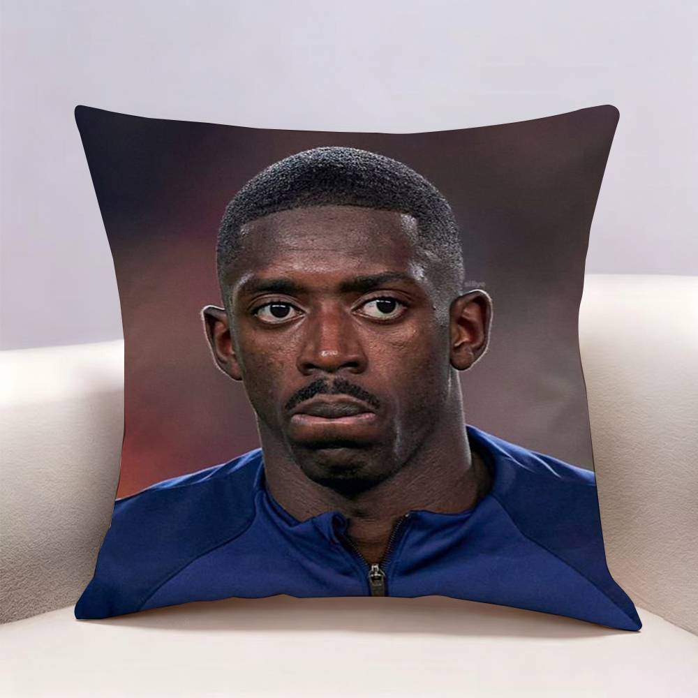Ousmane D-Dembele Football Double-sided print Pillow Case Pattern Printed Pillowcase For Living Room Sofa Cushion Cover