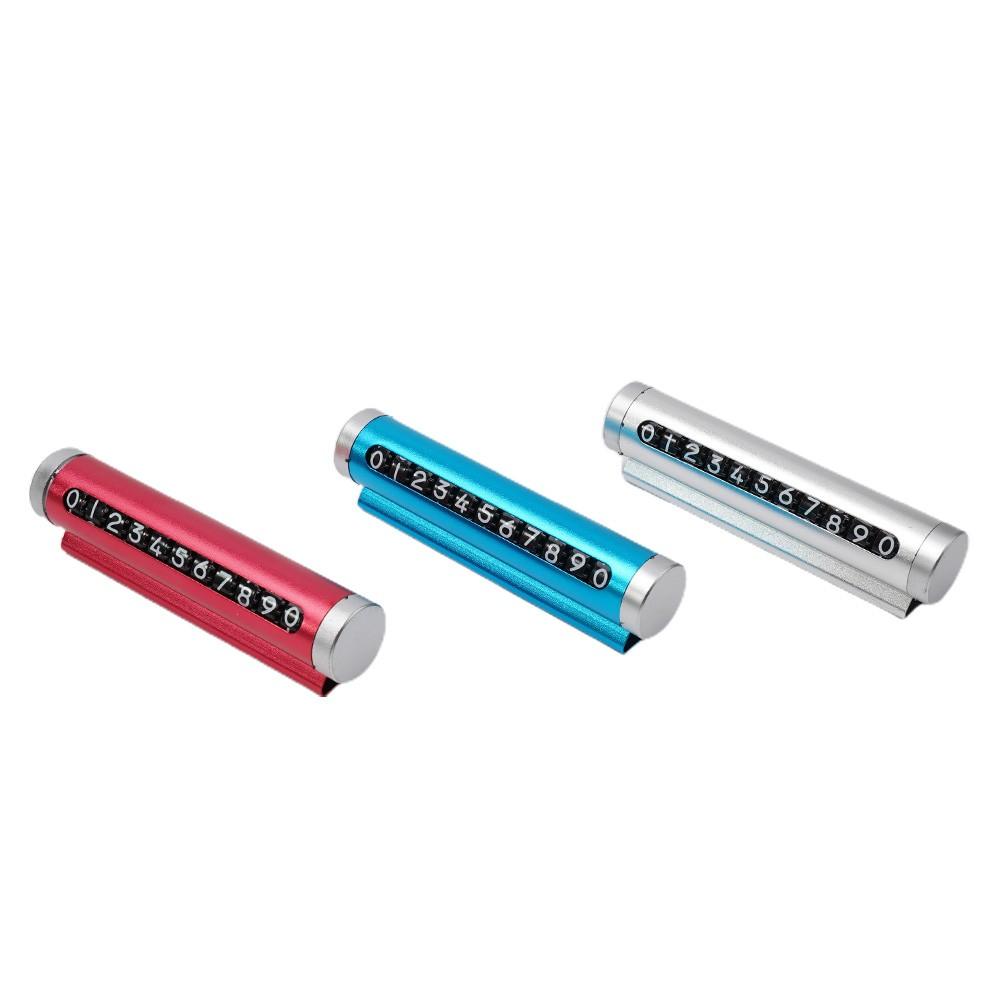 Silver Parking Card Universal Black Car Accessories Car Stickers