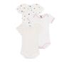 Petit Bateau Short Sleeve Bodysuit Set A0E8K Multicolor 12 74cm (3-Piece Set) 1, Months,