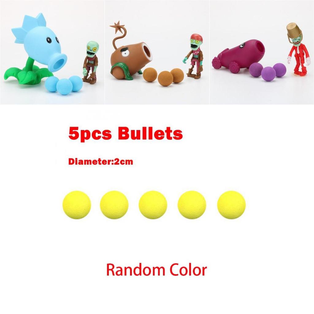 Pvz Plantas Vs Zombis Lanzaguisantes Figura de Acción de PVC Decoración de Madera de Pascua Para Niños