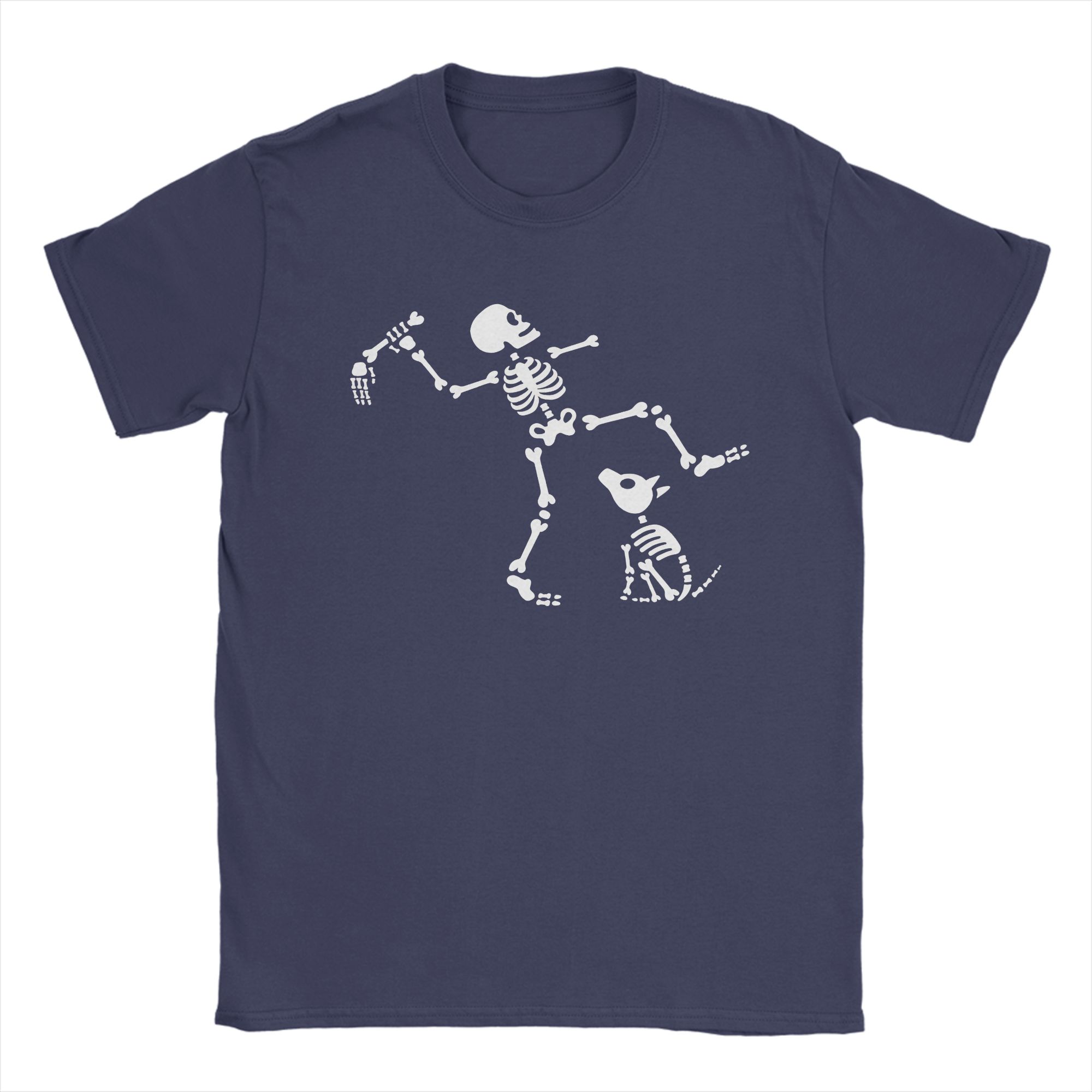 

Go Fetch Bone Dog Skeleton Arm Hand T-Shirt Fashion T Shirts Short Sleeve Vintage Tops Beach Cotton Crew Neck Oversized Tees 4XL