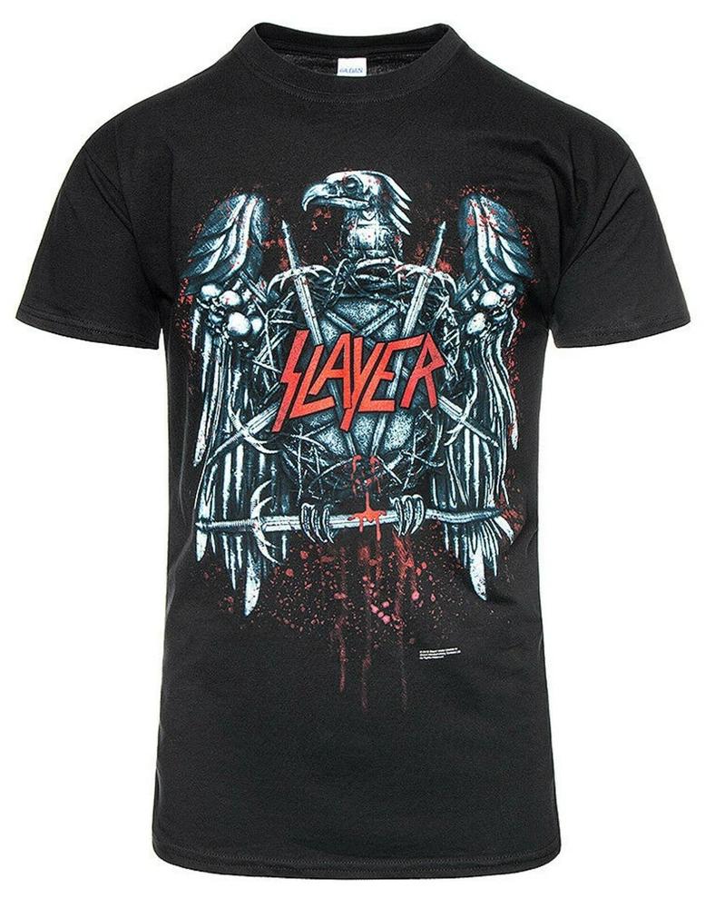 Official Slayer Ammunition Unisexs Black T Shirt Slayer Classic Tee S