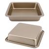 2Pcs  ‑Shaped Non‑Stick Cheese Cake Pizza Mold Tray Bakeware Kitchen Baking Tools(Black )