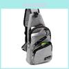 Versatile New Oxford Men Women Chest Pack With Durable Oxford Cloth And Usb Charging