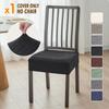1/4pcs Nordic Dining Chair Seat Covers Anti-dirty Stretch Chair Cushion Covers Non-Slip Seat Slipcover for Hotel Restraurant