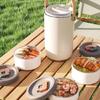 Stackable Lunch Jar with Handle Portable Leak Proof Bentos Box Stainless Steel Vacuums Insulated Food Container