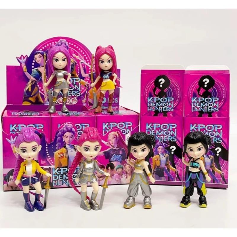 Horká Kpop 6dílná figurka panenka skupiny Demon Hunter Girls panenka Lumimila Zoe stolní ozdoba model hračka slepá krabička Perfektní dárky