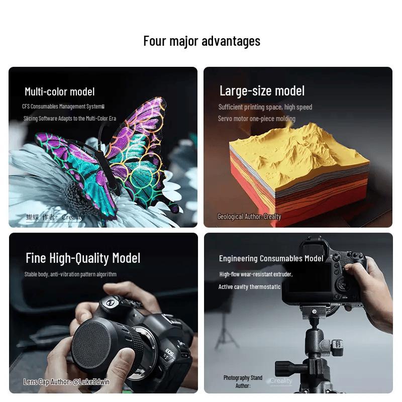 Creality K2 Combo Multi-Color AI FDM 3D Printer