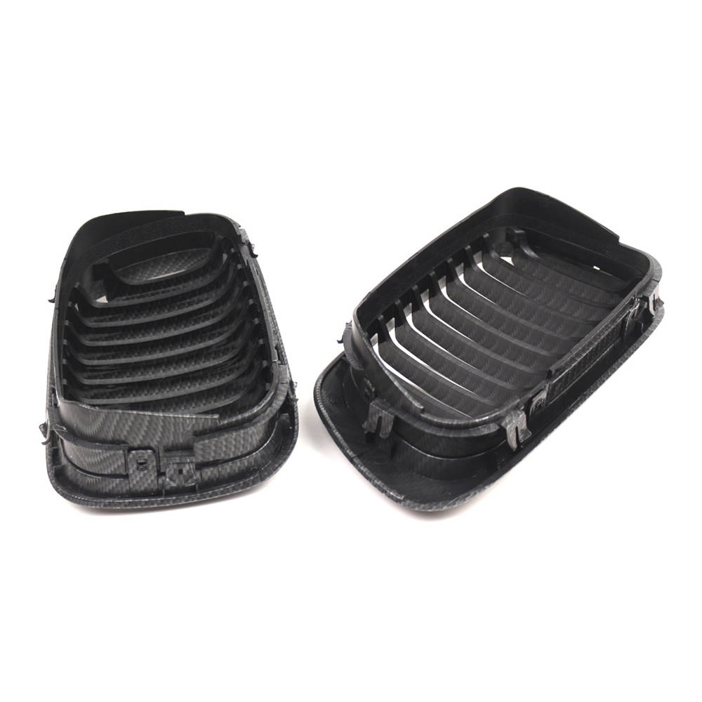 Stoßfänger Nieren Grill Gitter Kohlefaser Für BMW 3er E46 2 Tür M3 1999-2006 Vor-Facelift 51138208685 51138208686