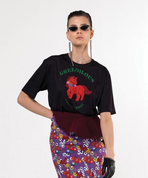 Greedius Pony Logo T-Shirt 36 (S)