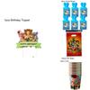 Toy Story Buzz Woody Bo Peep Geburtstagsfeierzubehör mit bunten Tellern, Bechern und Bannern für die ultimative Feier