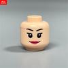 MOC Bricks Hollow Flesh Face Expression Head For 4cm Figure DIY Educational Building Blocks Toys For Children Gifts