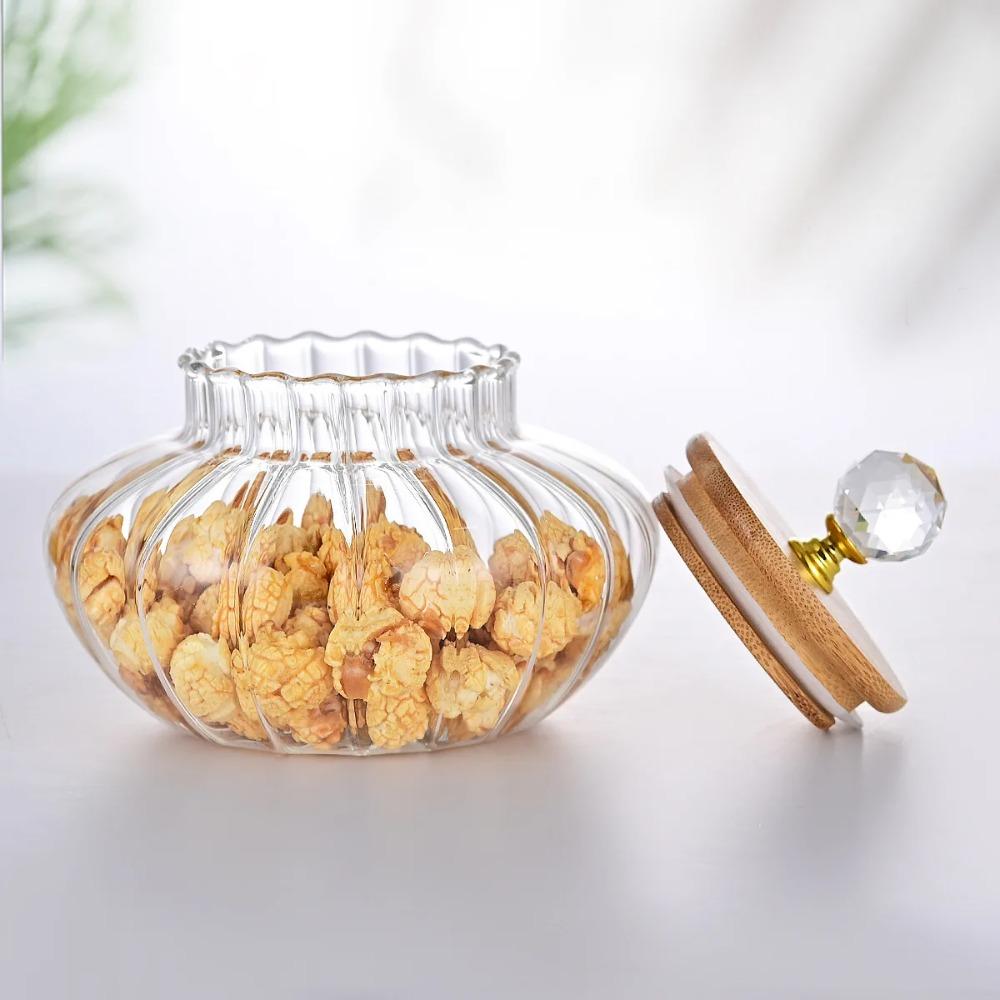 Moisture-Proof Glass Sealed Jar Airtight Sugar Salt Container Coffee Bean Storage Tank  Grain