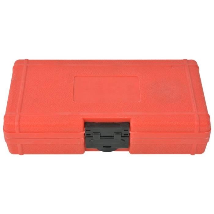 Kit de disjoncteur et de rivetage - vidaXL - 8 pcs - Acier - Rouge - Facile à utiliser