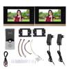 Wired Video Intercom System 7in Visual Intercom Doorbell System with Camera 6 Infrared Lights for Villa Home Apartment