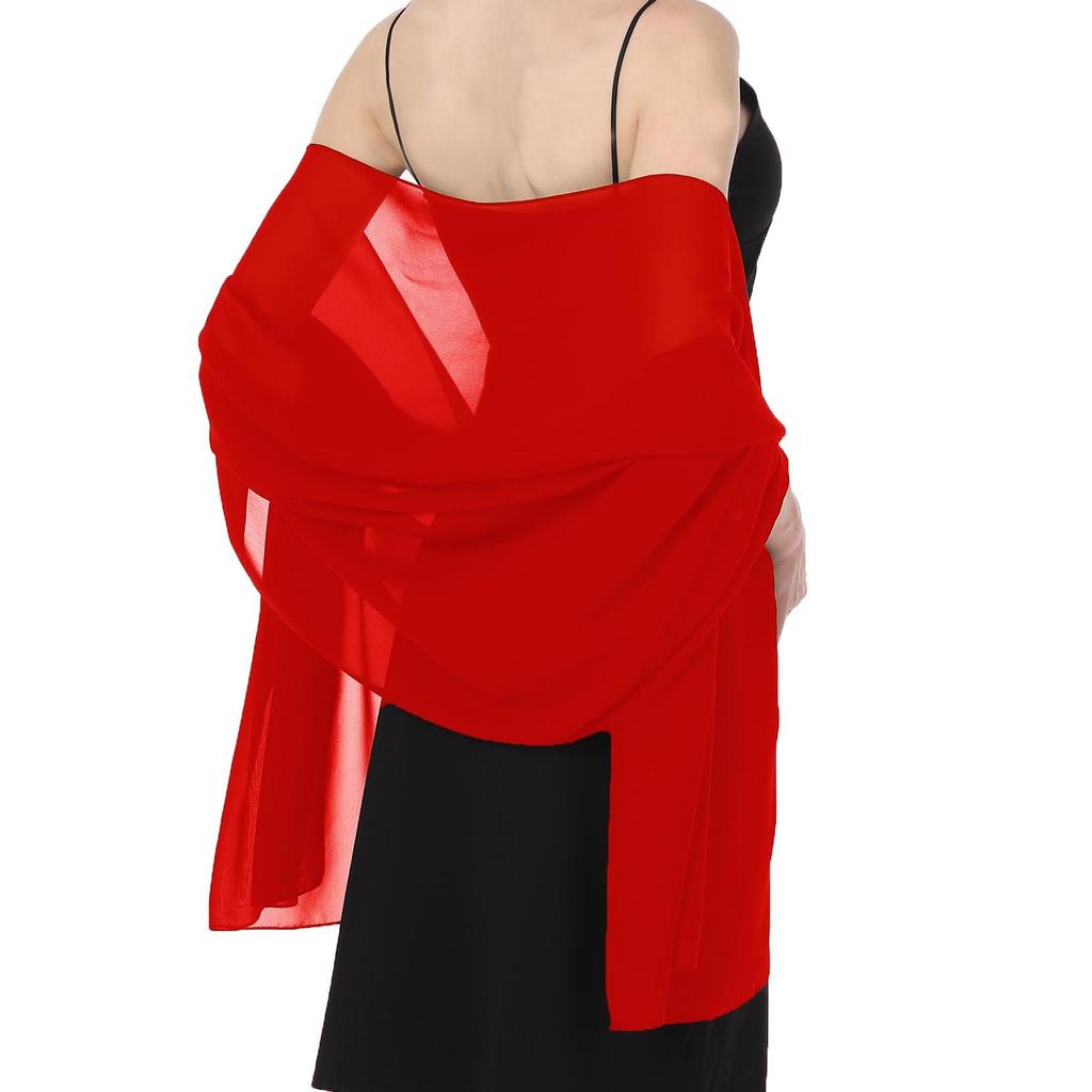 Women's Chiffon Evening Shawl and Wrap for Weddings and Bridesmaids