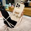Cute Wallet Bag Case for Samsung Galaxy S26 S25 Ultra S24 FE S23 Plus S22 Edge A16 A36 A17 Crossbody Lanyard Leather Strap Cover